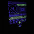Minimalism Raver T-Shirt im regular Schnitt leuchtet unter UV Licht